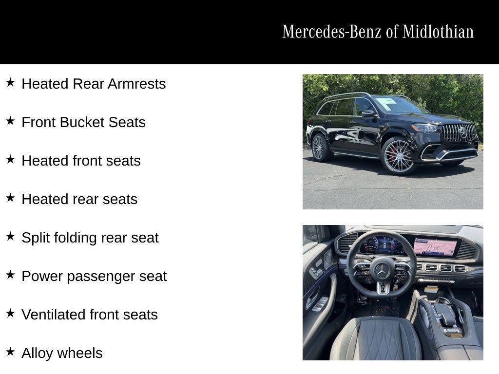 new 2025 Mercedes-Benz AMG GLS 63 car, priced at $159,405