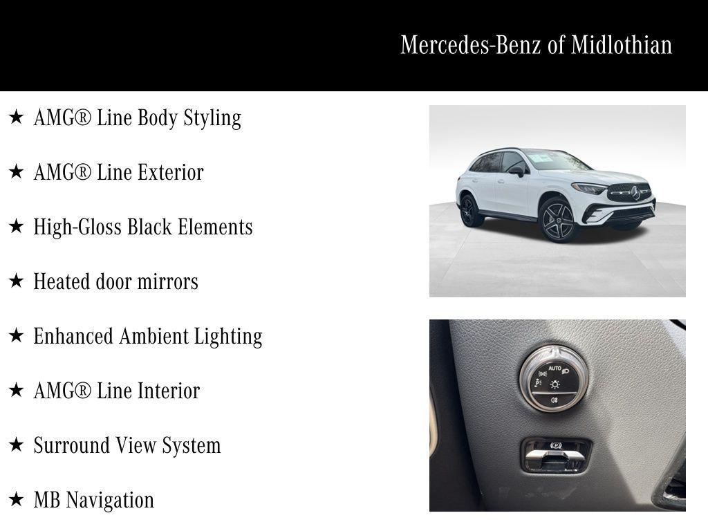 new 2025 Mercedes-Benz GLC 300 car, priced at $60,645