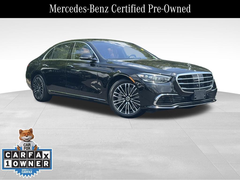 used 2021 Mercedes-Benz S-Class car, priced at $72,000