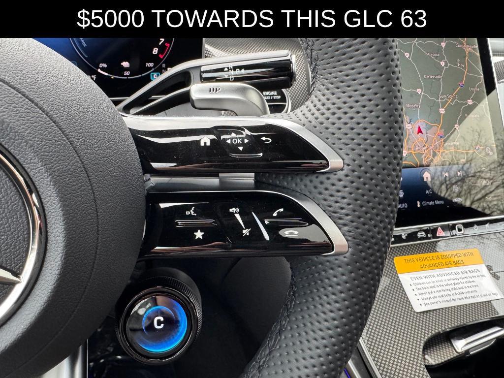 new 2025 Mercedes-Benz AMG GLC 63 car, priced at $95,490