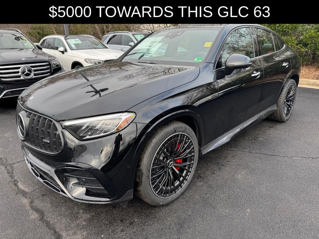 new 2025 Mercedes-Benz AMG GLC 63 car, priced at $95,490