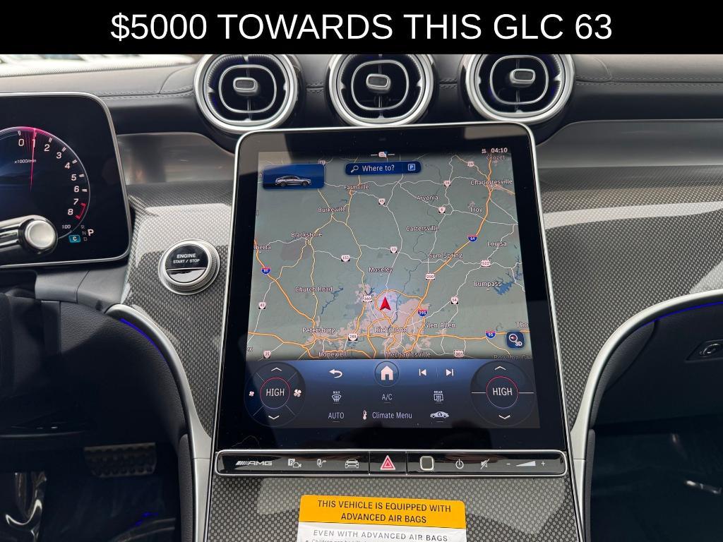 new 2025 Mercedes-Benz AMG GLC 63 car, priced at $95,490