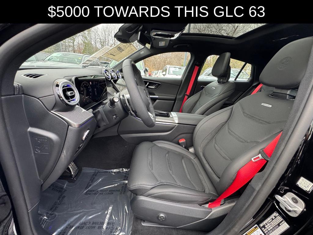 new 2025 Mercedes-Benz AMG GLC 63 car, priced at $95,490