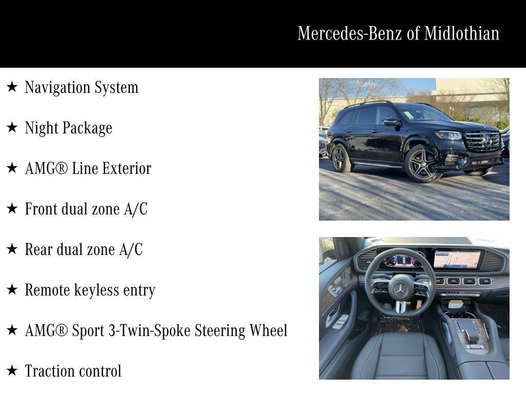 new 2025 Mercedes-Benz GLS 450 car, priced at $96,655