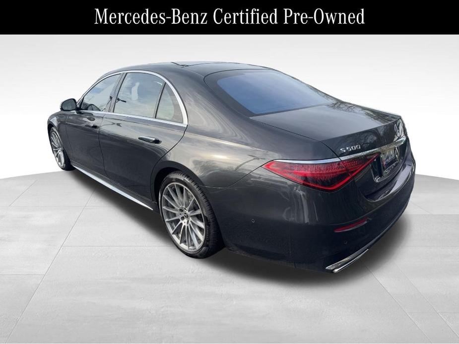 used 2022 Mercedes-Benz S-Class car, priced at $69,500