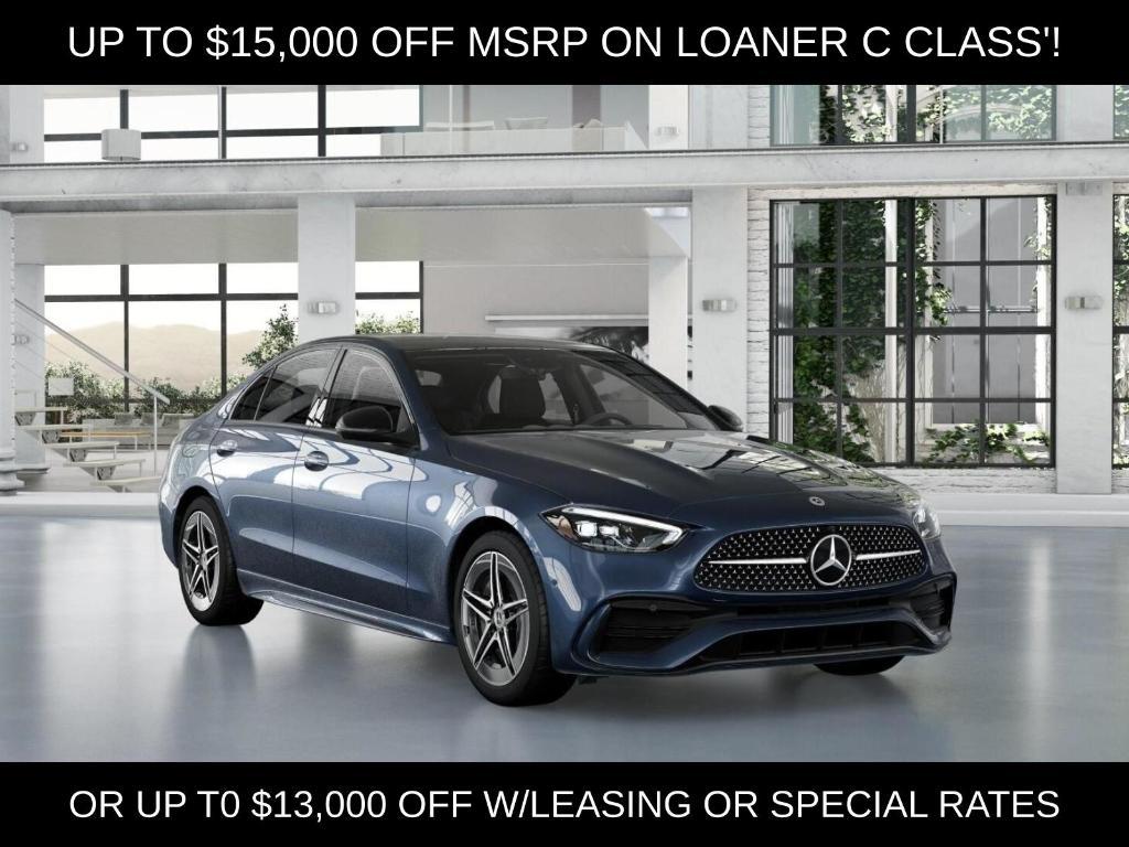 new 2025 Mercedes-Benz C-Class car, priced at $45,000