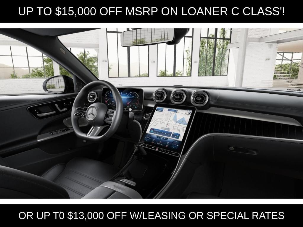 new 2025 Mercedes-Benz C-Class car, priced at $45,000