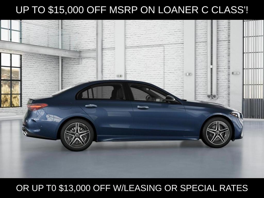new 2025 Mercedes-Benz C-Class car, priced at $45,000