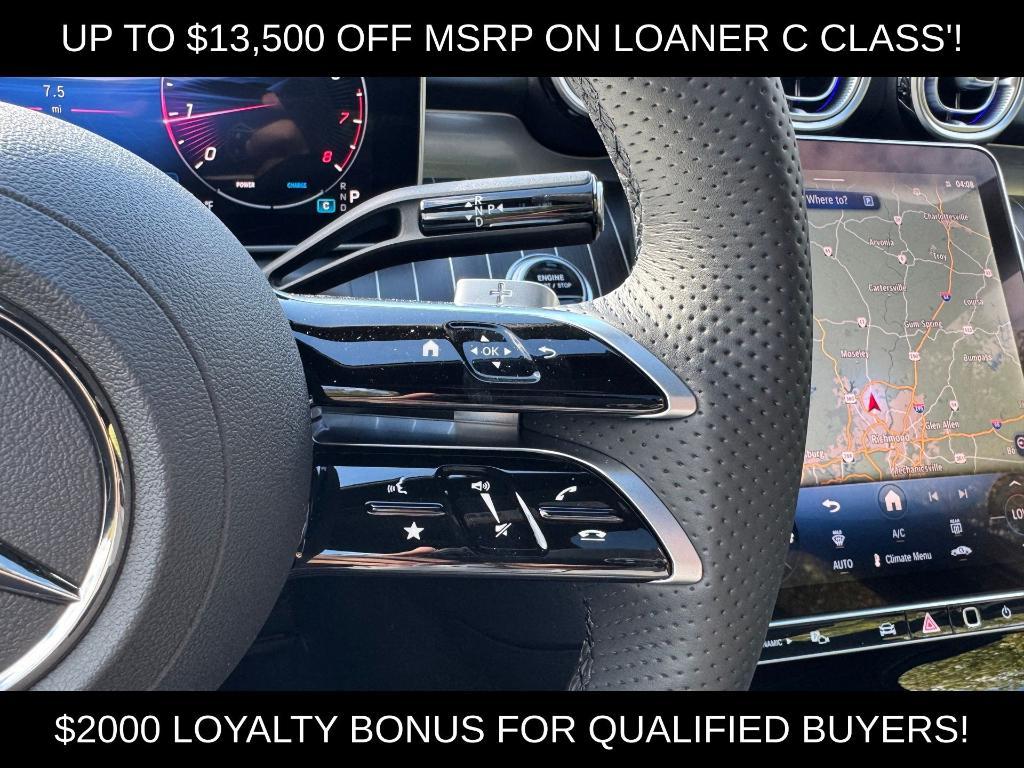used 2025 Mercedes-Benz C-Class car, priced at $46,888