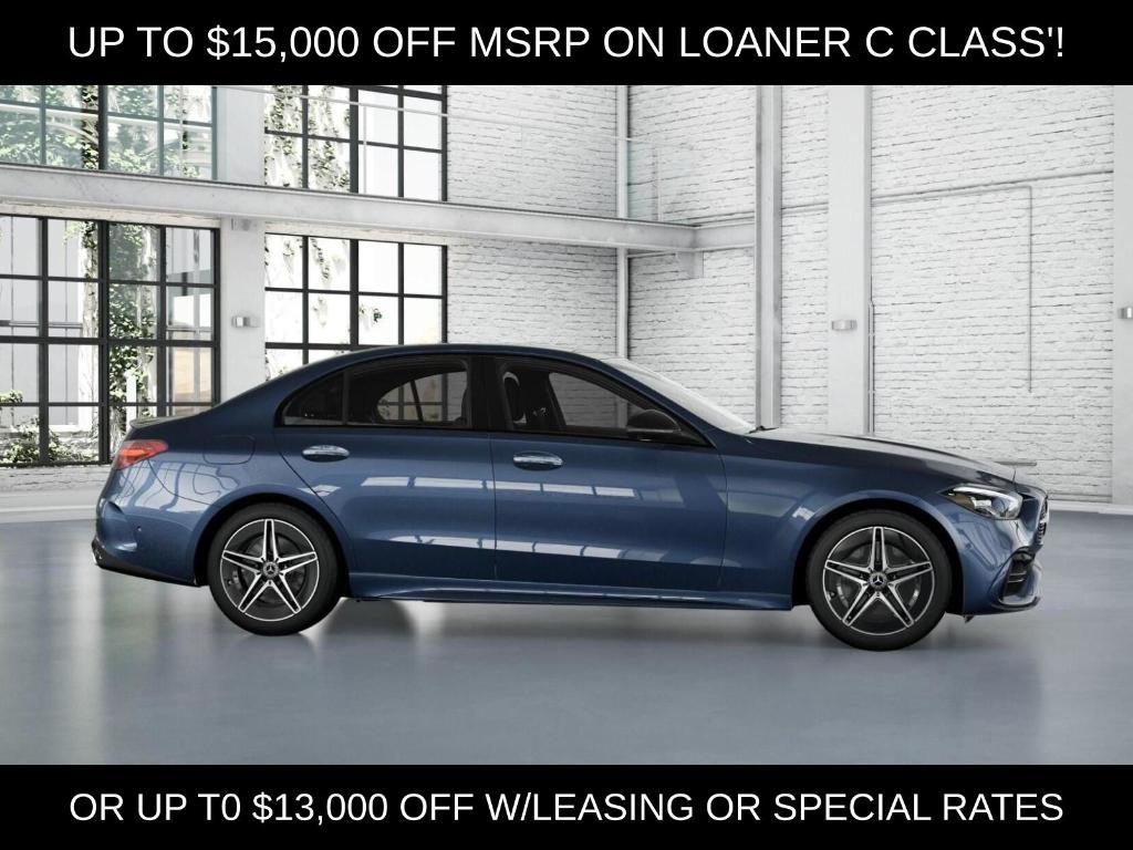 new 2025 Mercedes-Benz C-Class car, priced at $45,000