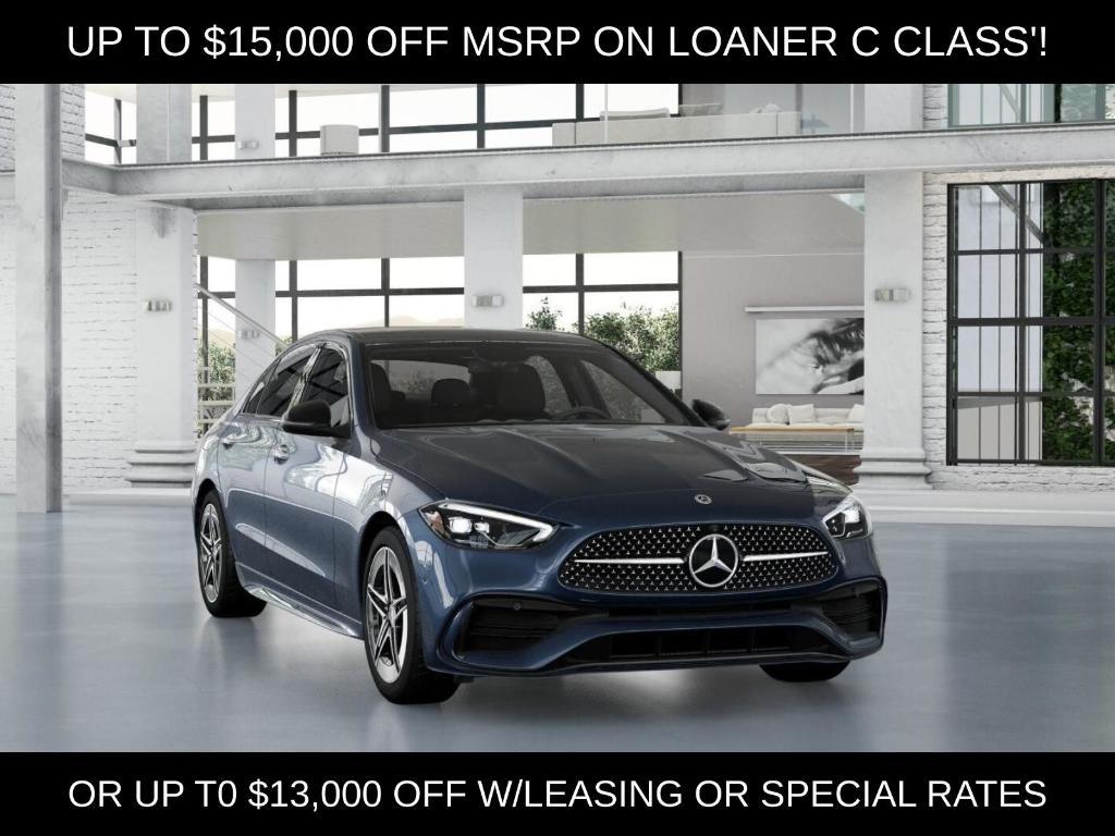 new 2025 Mercedes-Benz C-Class car, priced at $45,000