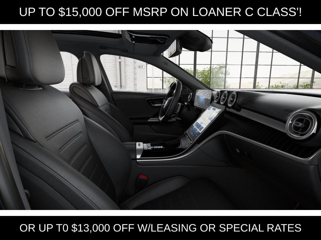 new 2025 Mercedes-Benz C-Class car, priced at $45,000