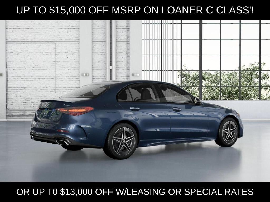 new 2025 Mercedes-Benz C-Class car, priced at $45,000