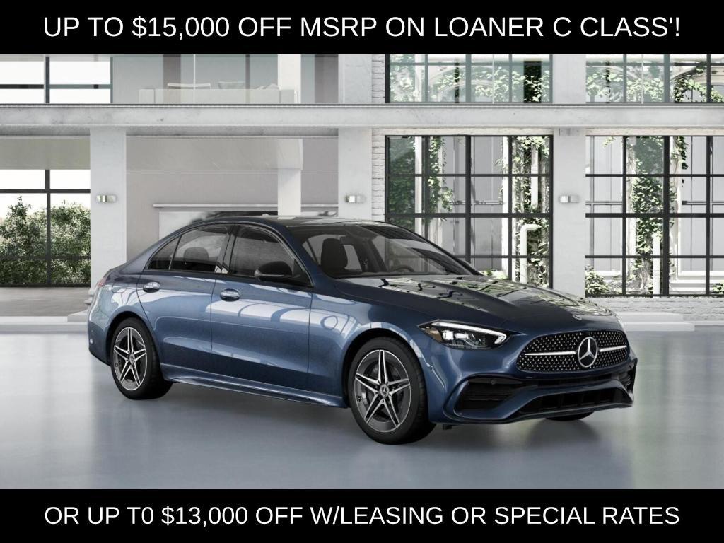 new 2025 Mercedes-Benz C-Class car, priced at $45,000