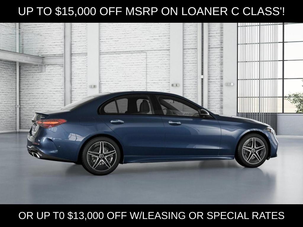new 2025 Mercedes-Benz C-Class car, priced at $45,000