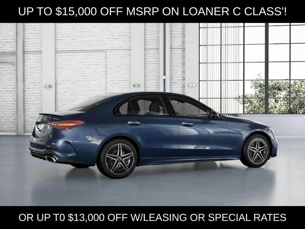 new 2025 Mercedes-Benz C-Class car, priced at $45,000