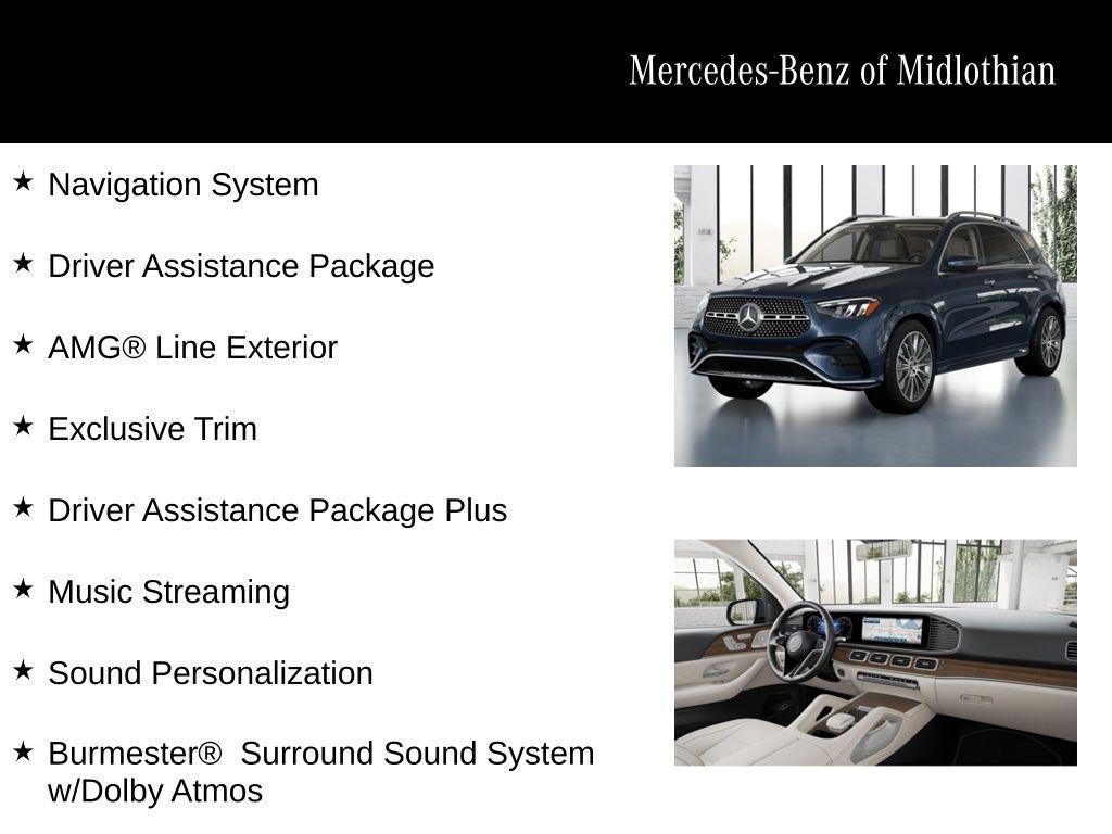 new 2026 Mercedes-Benz GLE 350 car, priced at $77,680