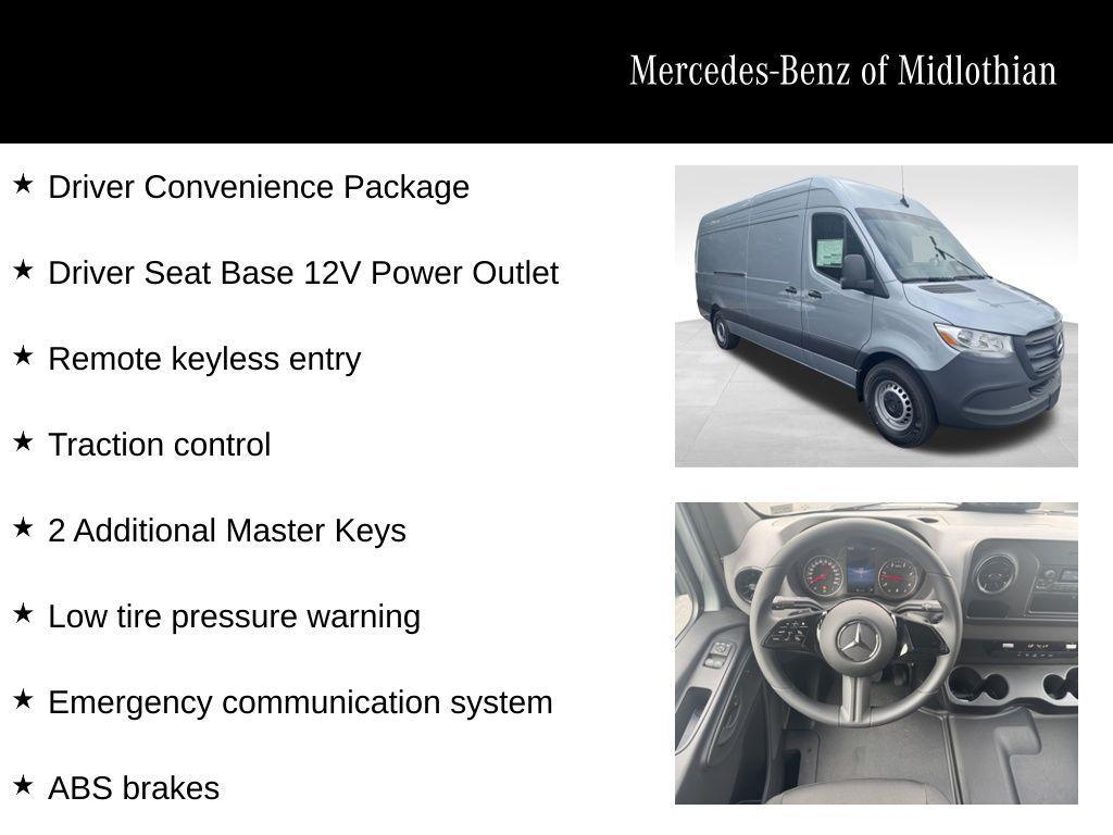 new 2025 Mercedes-Benz Sprinter 2500 car, priced at $62,816
