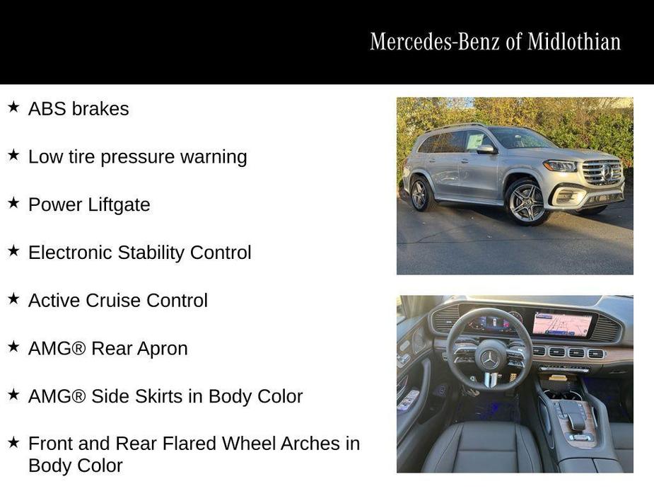 new 2025 Mercedes-Benz GLS 450 car, priced at $95,365