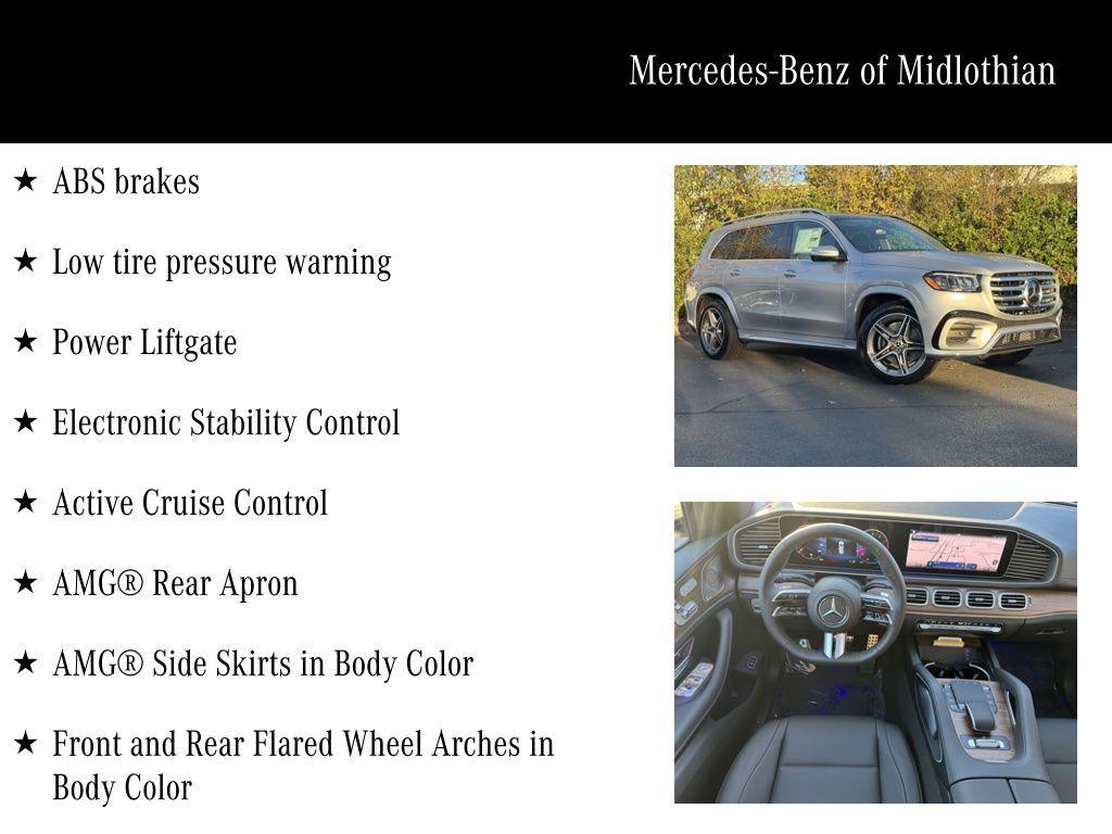 new 2025 Mercedes-Benz GLS 450 car, priced at $95,365