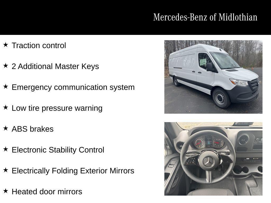 new 2025 Mercedes-Benz Sprinter 2500 car, priced at $67,813