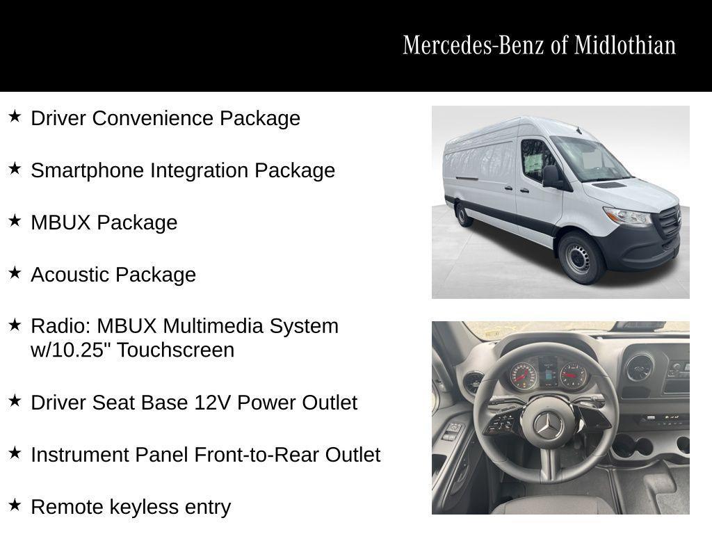 used 2025 Mercedes-Benz Sprinter 2500 car, priced at $65,470