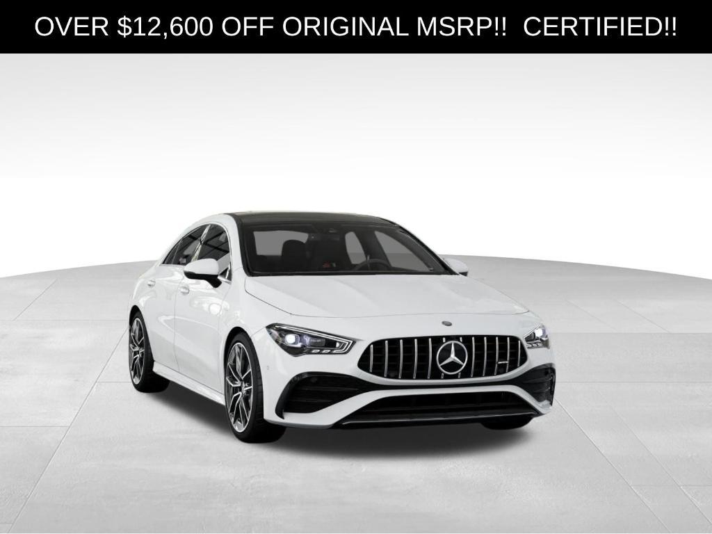 new 2025 Mercedes-Benz AMG CLA 35 car, priced at $48,000