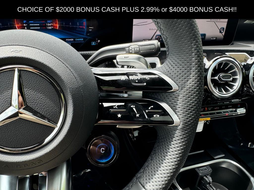 used 2025 Mercedes-Benz AMG CLA 35 car, priced at $53,500