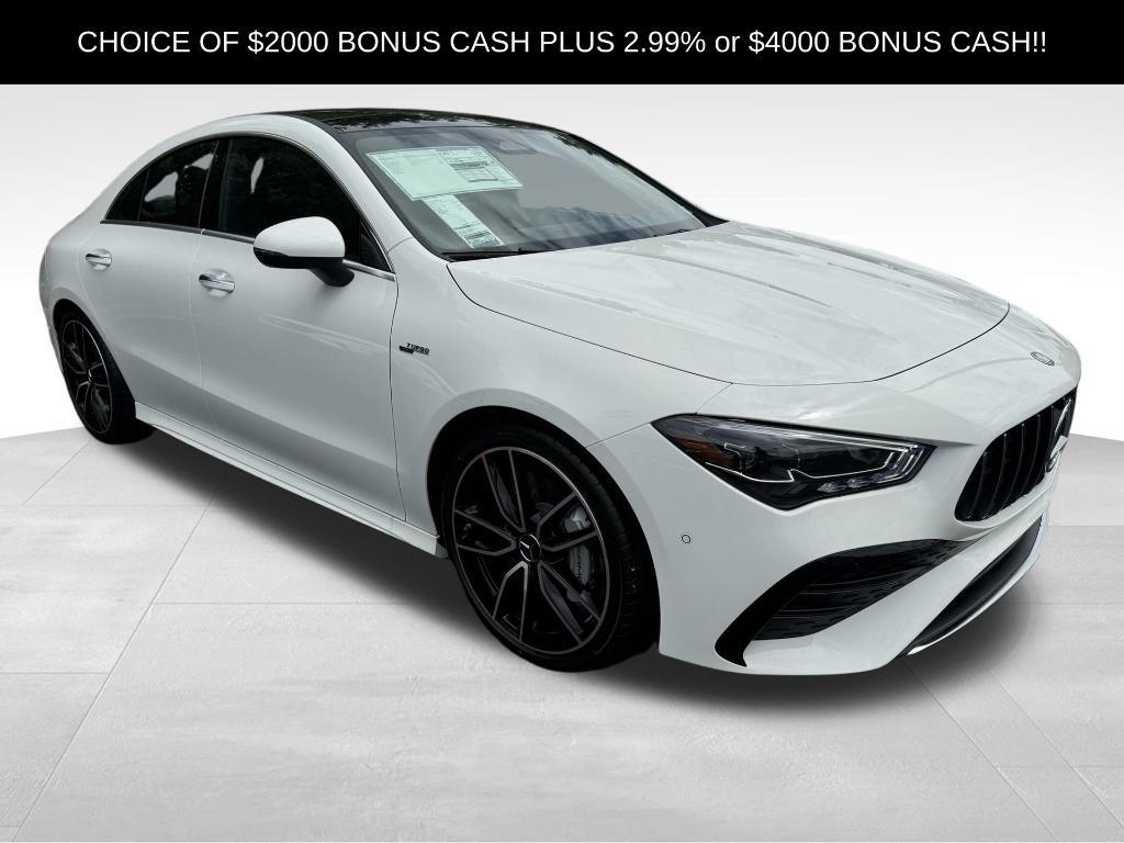 used 2025 Mercedes-Benz AMG CLA 35 car, priced at $53,500