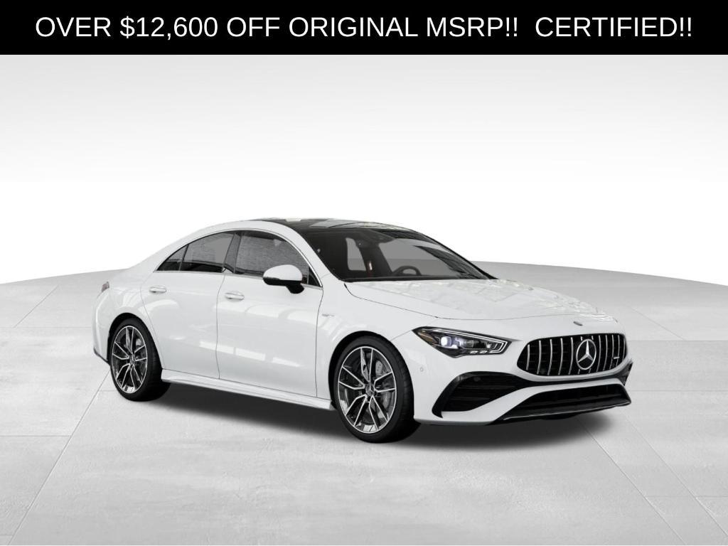 new 2025 Mercedes-Benz AMG CLA 35 car, priced at $48,000