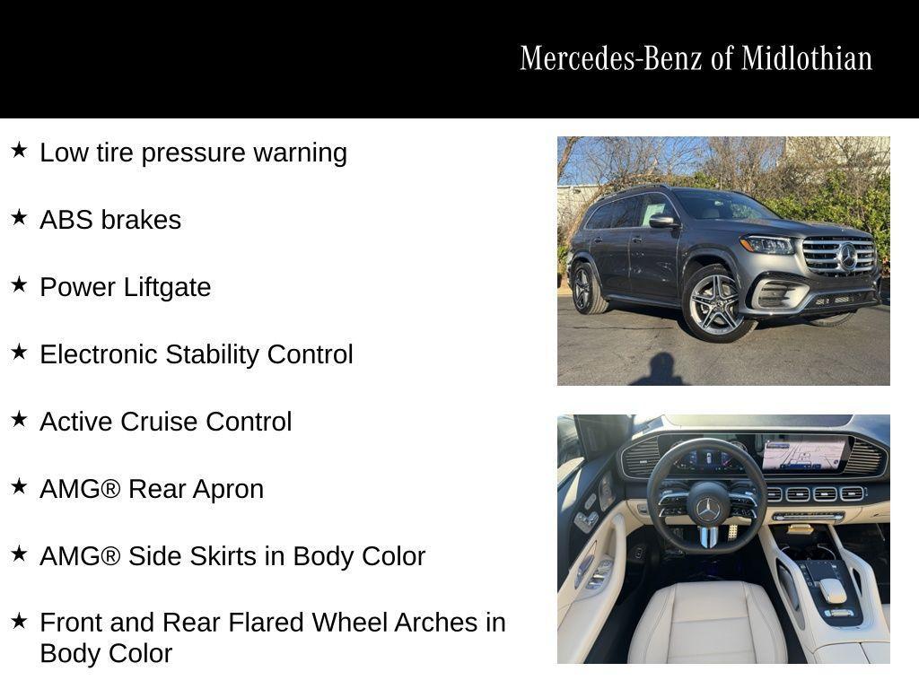 new 2025 Mercedes-Benz GLS 450 car, priced at $96,275