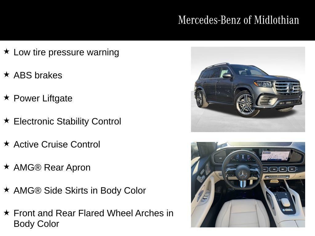 new 2025 Mercedes-Benz GLS 450 car, priced at $96,275