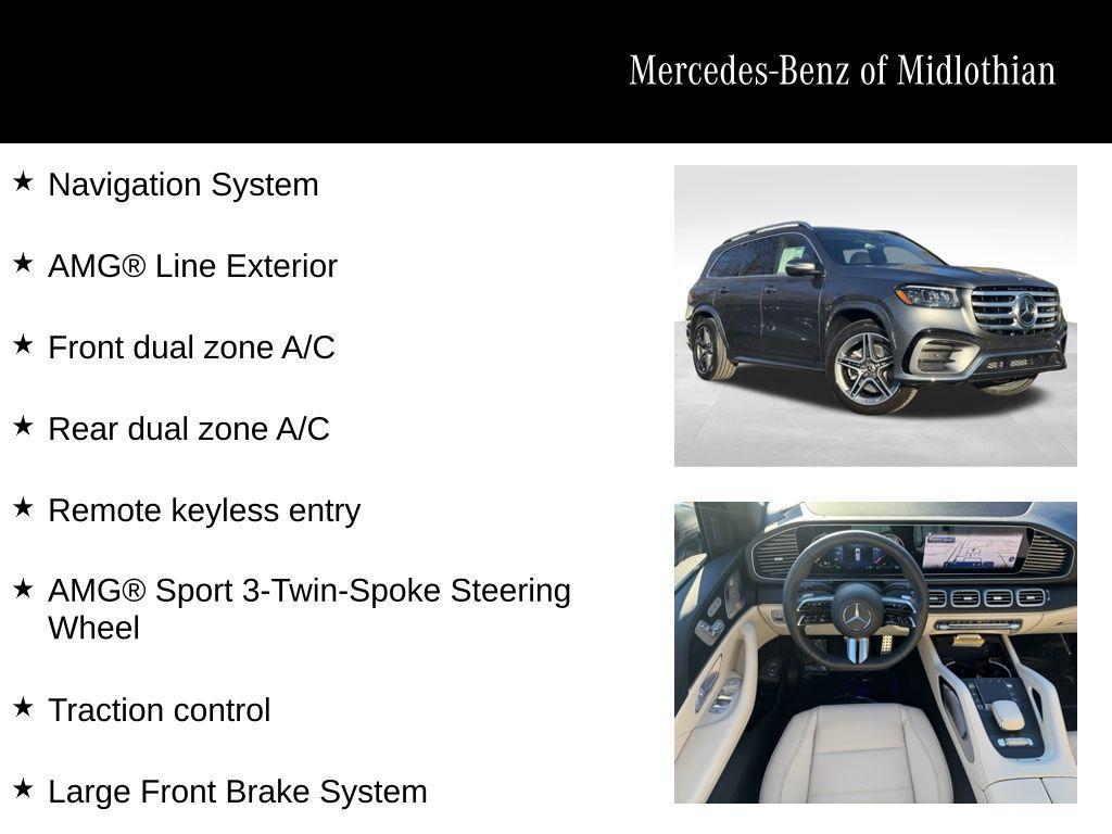 new 2025 Mercedes-Benz GLS 450 car, priced at $96,275