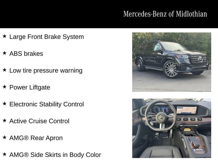 new 2025 Mercedes-Benz GLS 450 car, priced at $99,195