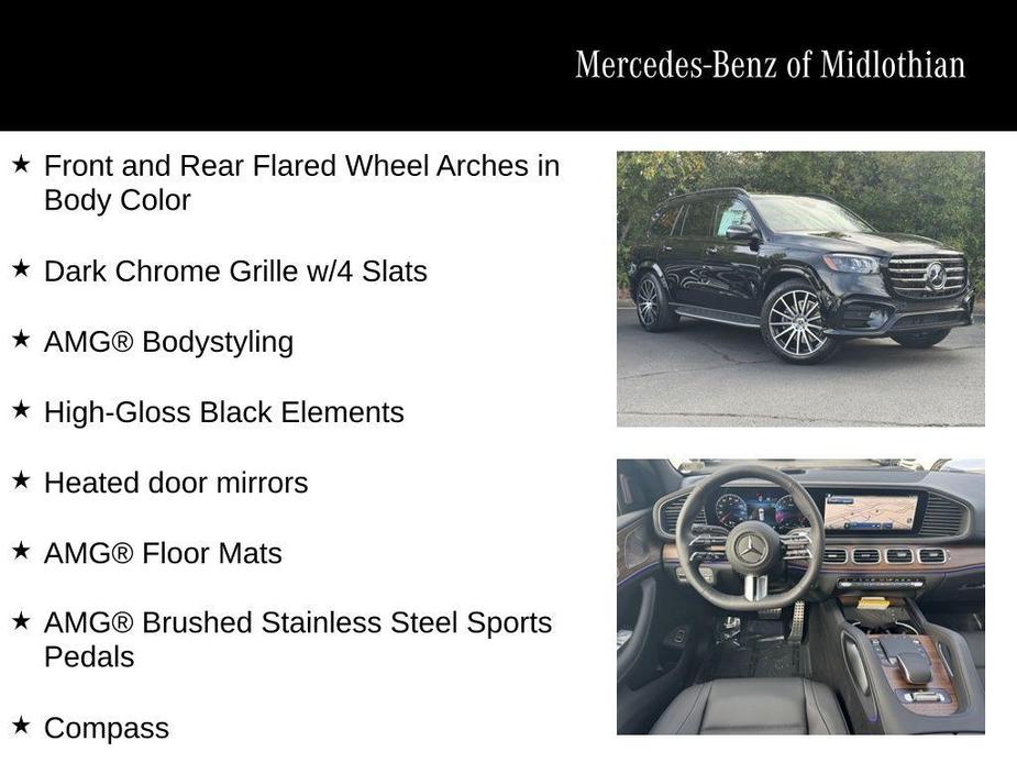 new 2025 Mercedes-Benz GLS 450 car, priced at $99,195