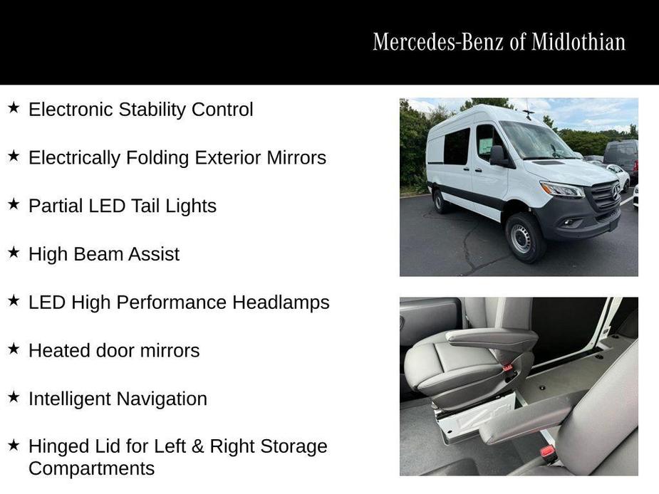 new 2024 Mercedes-Benz Sprinter 2500 car, priced at $76,272