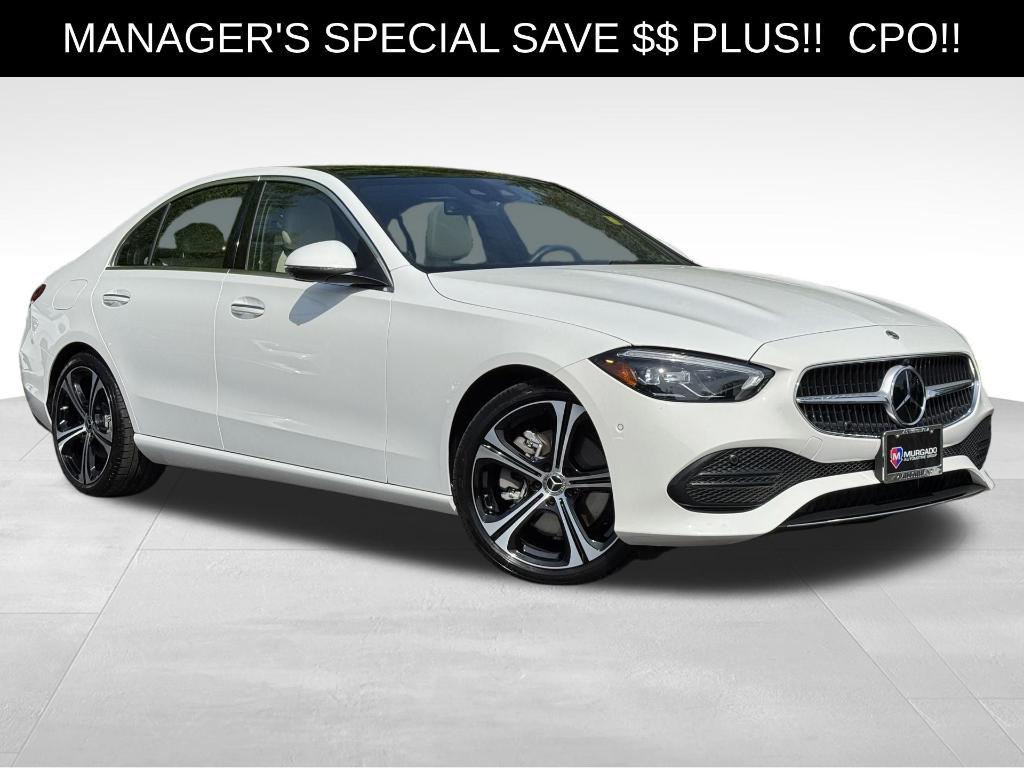 used 2024 Mercedes-Benz C-Class car, priced at $50,000