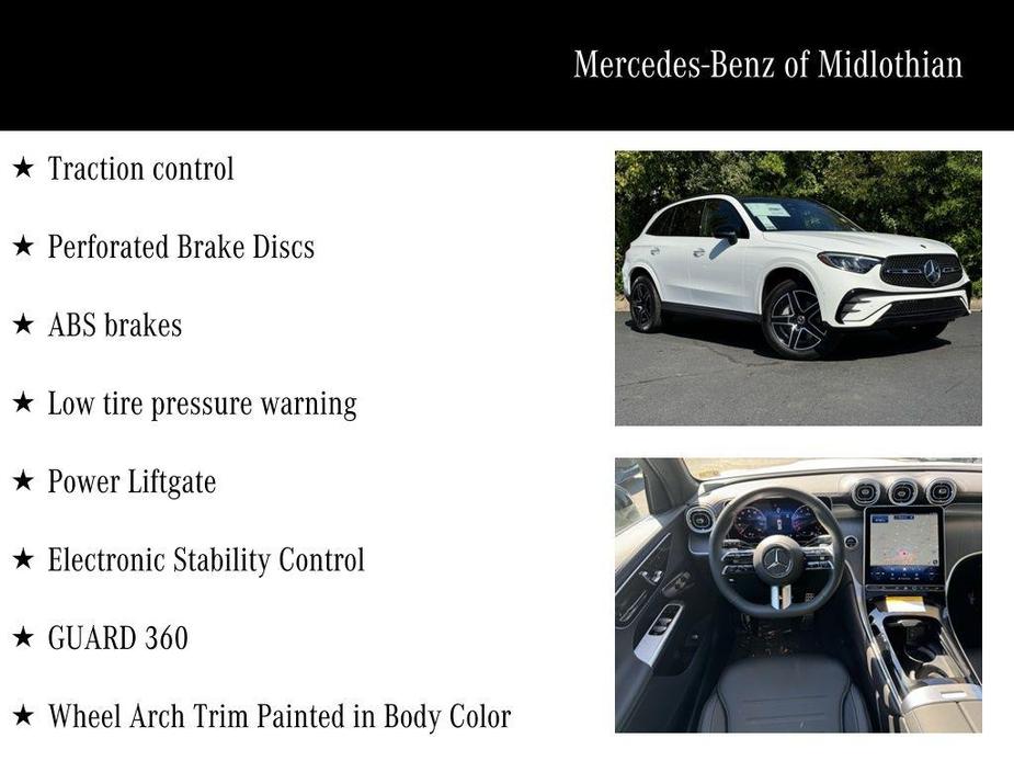 new 2025 Mercedes-Benz GLC 300 car, priced at $60,035