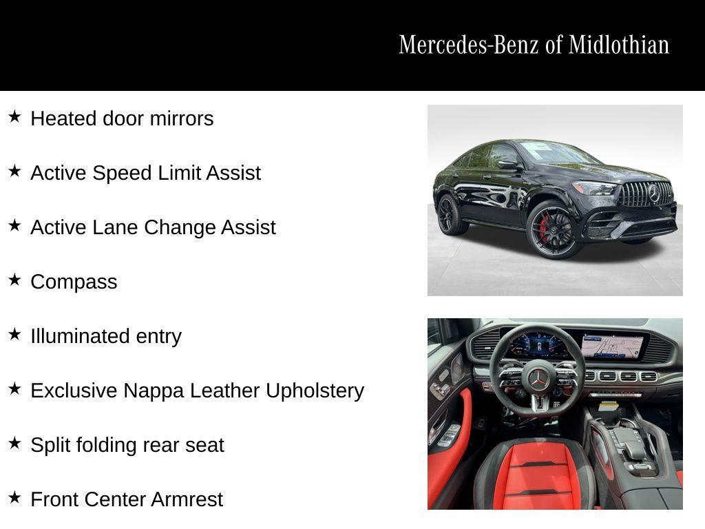 new 2025 Mercedes-Benz AMG GLE 63 car, priced at $140,410