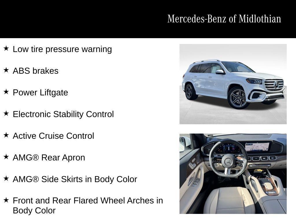 new 2025 Mercedes-Benz GLS 450 car, priced at $96,275