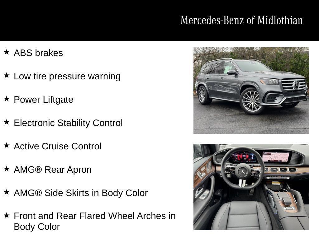 new 2025 Mercedes-Benz GLS 450 car, priced at $96,495