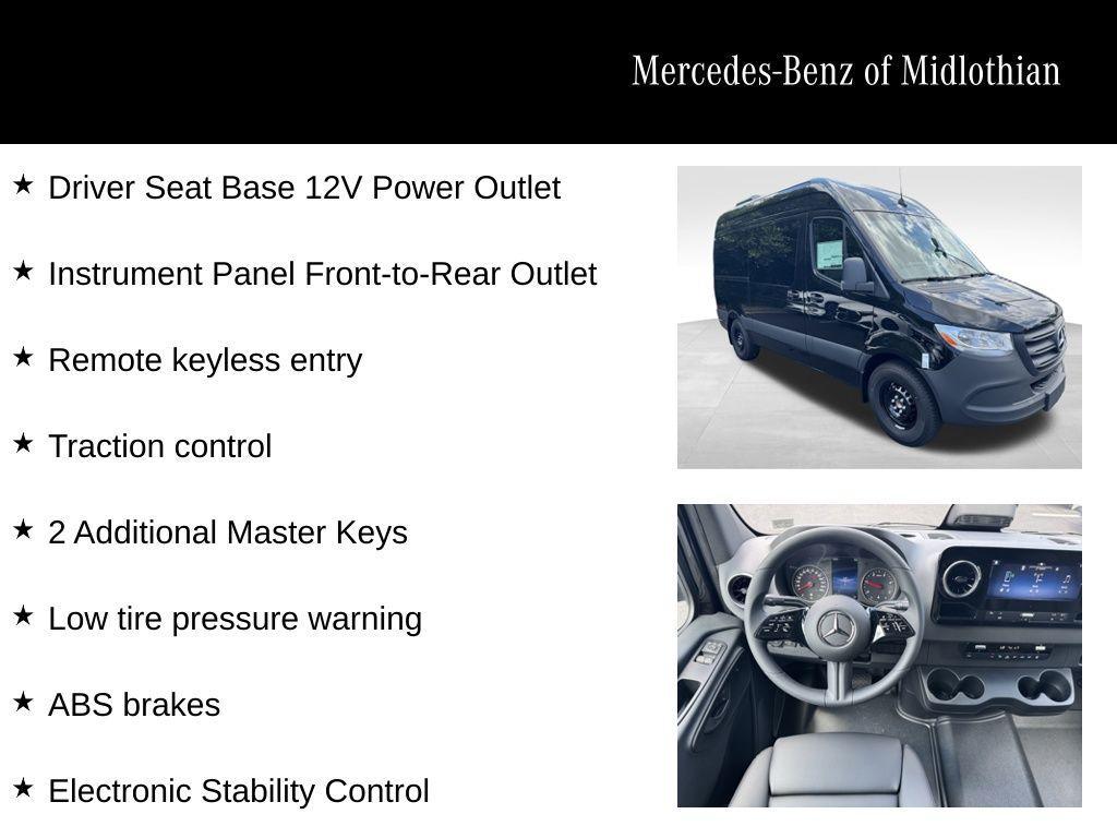 new 2025 Mercedes-Benz Sprinter 2500 car, priced at $73,298