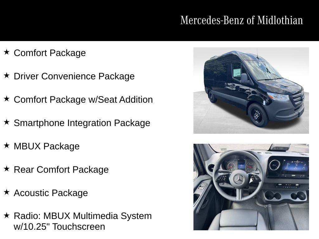 new 2025 Mercedes-Benz Sprinter 2500 car, priced at $73,298