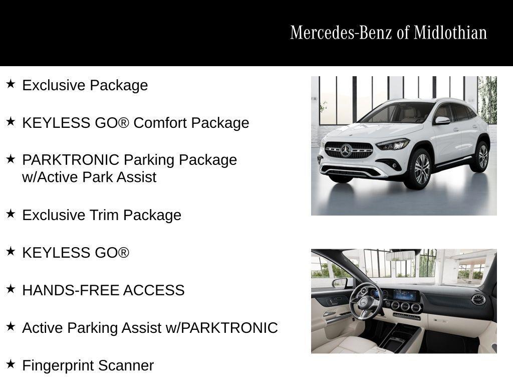 new 2026 Mercedes-Benz GLA 250 car, priced at $49,350