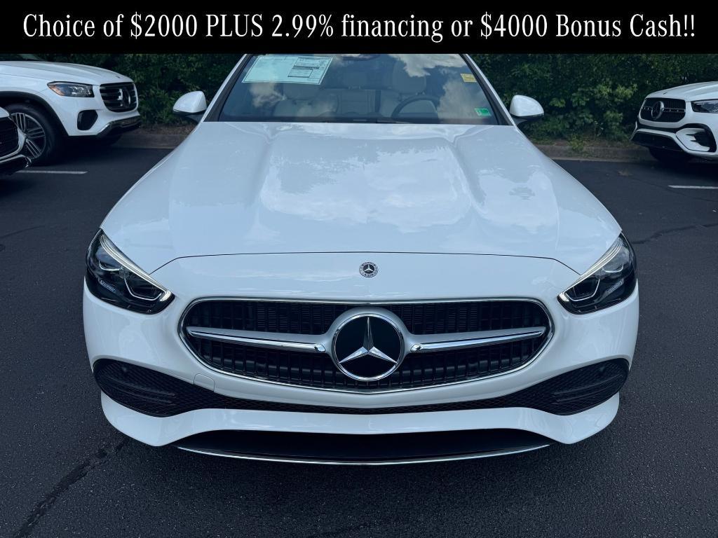 new 2025 Mercedes-Benz C-Class car, priced at $52,885