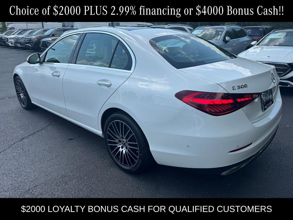 new 2025 Mercedes-Benz C-Class car, priced at $52,885