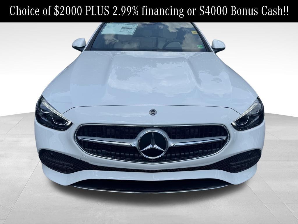 new 2025 Mercedes-Benz C-Class car, priced at $52,885