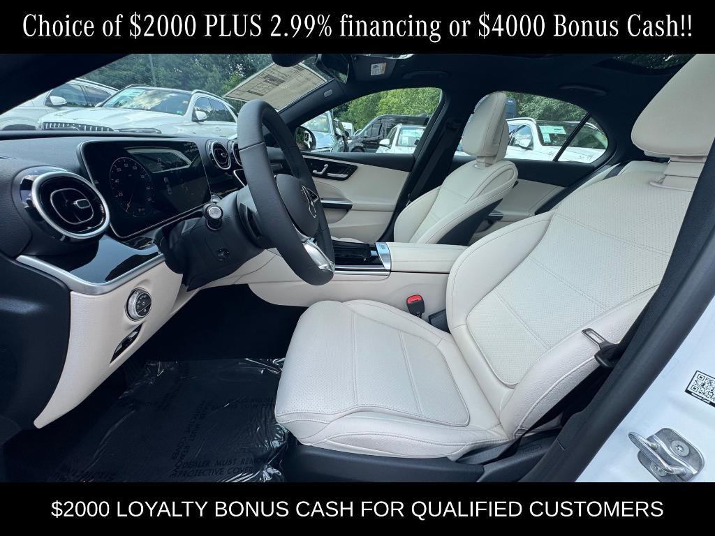 new 2025 Mercedes-Benz C-Class car, priced at $52,885