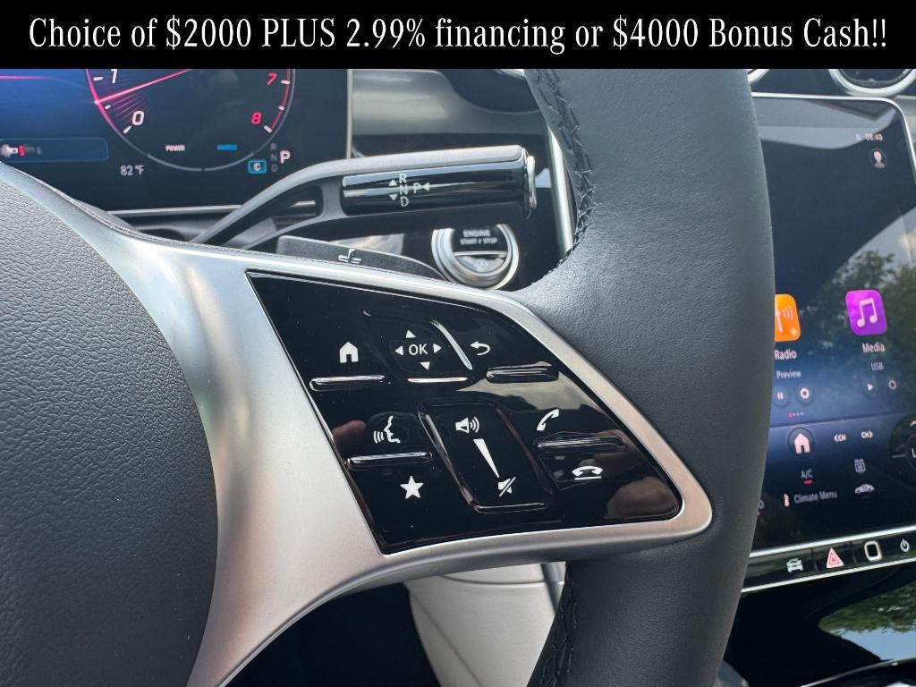 new 2025 Mercedes-Benz C-Class car, priced at $52,885