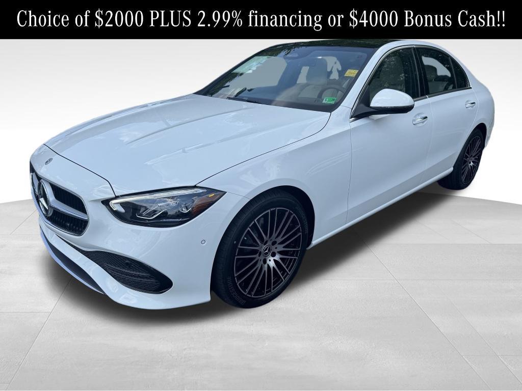 new 2025 Mercedes-Benz C-Class car, priced at $52,885